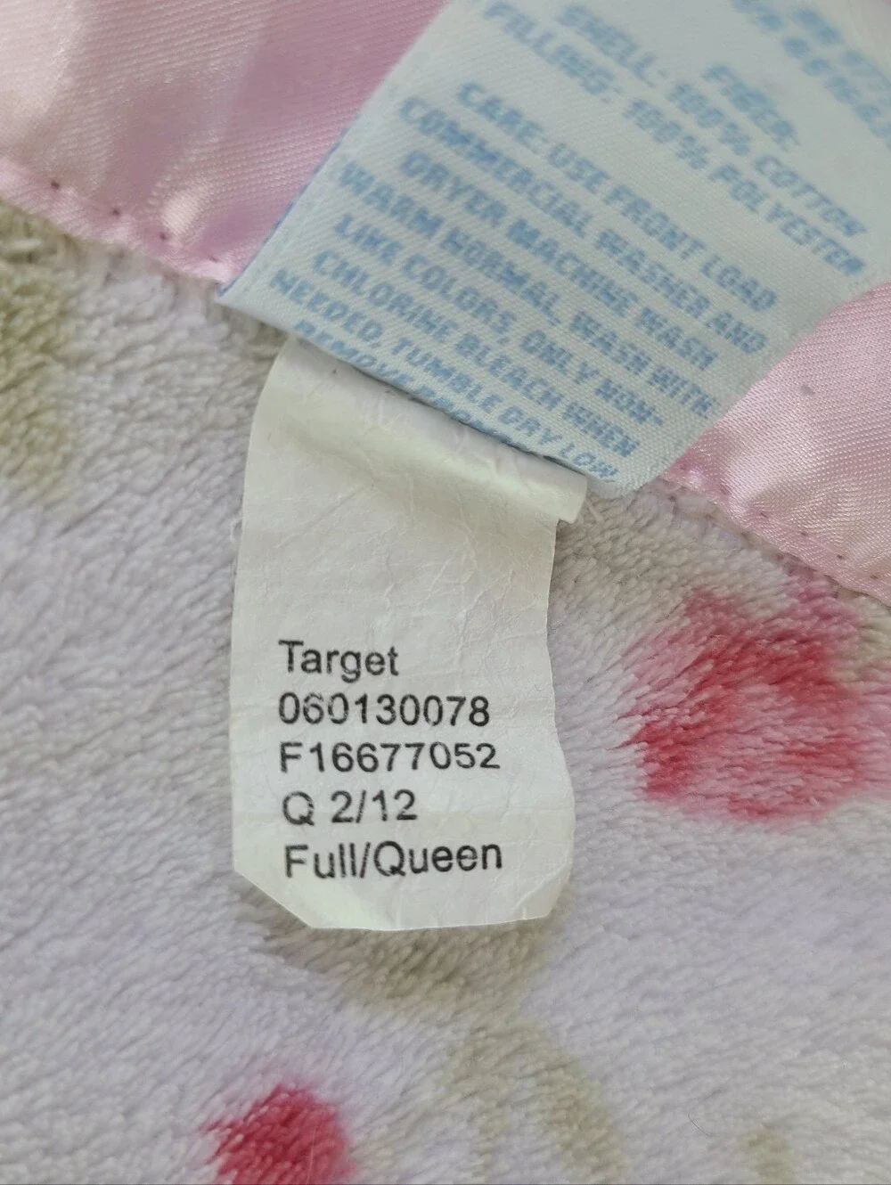 GUC Simply Shabby Chic Rachel Ashwell Plush Queen Blanket
